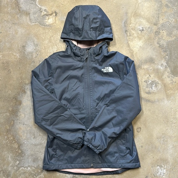 The North FaceYouth Girls Raincoat Fleece Lined Size Youth Lg Preowned - Picture 1 of 8